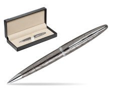 Waterman Carène Contemporary Gunmetal Ballpoint Pen ST  in classic box  black