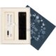 Christmas gift box navy blue