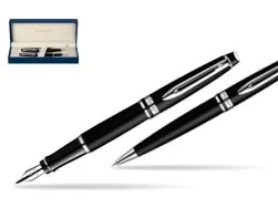 Waterman Expert Black CT Fountain Pen in a gift set with a case