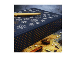 Gift wrapping service - Xmass navy blue box