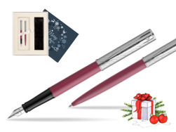 Waterman Fountain Pen + Ballpoint Pen Allure Deluxe Pink