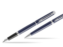 Fountain Pen + Ballpoint Pen Waterman HÉMISPHÈRE BLUE CORE Gift Set