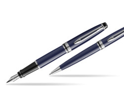 Waterman EXPERT BLUE CORE Fountain pen + Ballpoint pen Gift Set